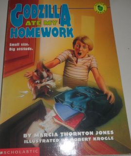 Godzilla Ate My Homework by Marcia Thornton Jones Scholastic Book