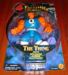 Fantastic Four The Thing Action Figure with Rock Breaking Action