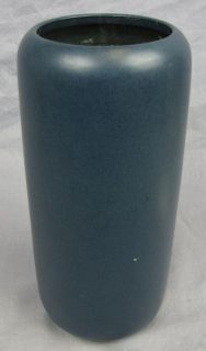 Marblehead Art Pottery Tall Vase Blue
