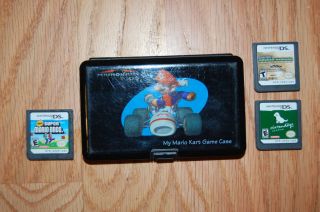 Mario Kart DS game case  Includes MW2, New Super Mario Bros, and