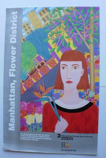 Marcia Yerman Poster Manhattan Flower Art for Transport