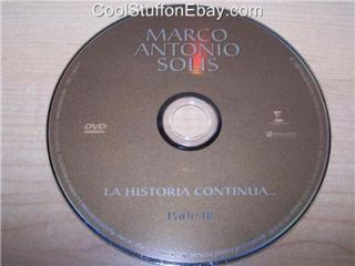 Marco Antonio Solis La Historia Continua Parte III DVD