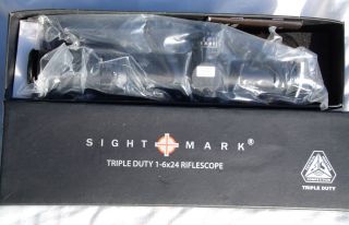Sightmark Triple Duty 1 6x24 CDX Weapon Sight Riflescope SM13021CDX