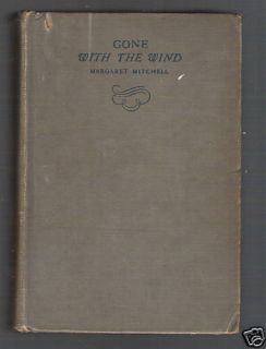 Gone with The Wind Margaret Mitchell 1937 Edition