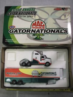 33rd ANNUAL GATOR NATIONALS MAC TOOLS SEMI ACTION TRACTOR TRAILER 1 64