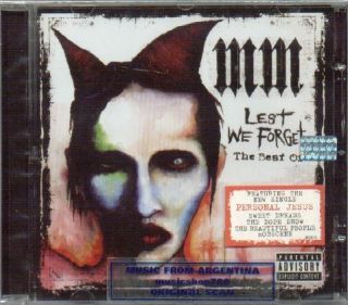 Marilyn Manson Lest We Forget Best CD New Greatest Hits