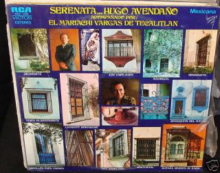 Hugo Avendaño Mariachi Vargas Serenata LP