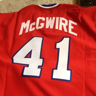 Mark McGwire Auto / Signed Team USA Jersey Steiner Autograph St Louis