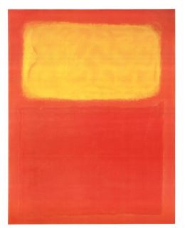 25x32 Orange and Yellow Mark Rothko Canvas