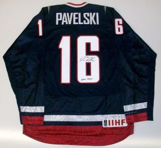 Joe Pavelski Signed Team USA Nike Jersey San Jose Sharks w COA