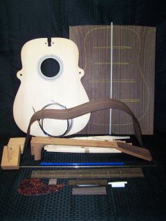14 Fret D Rosewood Guitar Kit Martin Parts Luthier