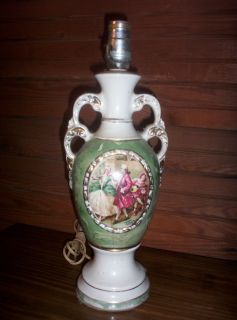Vintage George Martha Table Lamp Signed M Langbroek Fragonard Holland