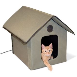 3993 OUTDOOR HEATED KITTY HOUSE KH 3993 OUTDOOR HEATED CAT HOUSE
