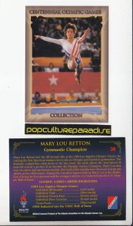 Mary Lou Retton 1995 Centennial Olympic Games Card Gymnastics