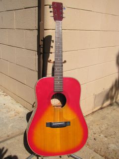 Vintage Goya C F Martin Acoustic Guitar Burst Beautiful Sounds Amazing