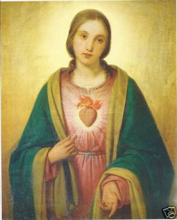 Catholic Print Picture Immaculate Heart of Mary