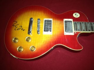 Mark Knopfler Signed Guitar Dire Straits Bob Dylan Proof