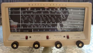 HALLICRAFTERS S 38EB (BEIGE) MARK 2   COMMUNICATIONS RECEIVER   NICE