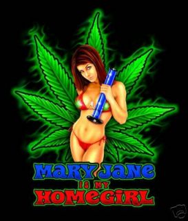 Mary Jane Weed Bong Marijuana 420 Gorgeous LG