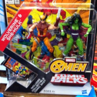 Marvel Universe Greatest Battles Comic Pack Wolverine Vs She Hulk Xmen