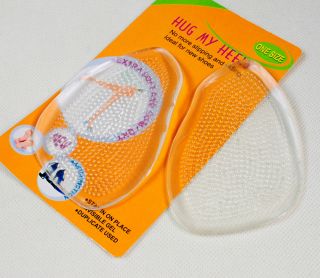 Silicone Foot Half Sole Insoles Shoes Care Cushion Massage Pad Insole