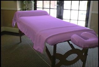 Avocado Oil w/ Sokai Lavender Massage Table 3 Piece Flannel Sheets Set