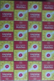 20 Match Boxes 20 Packs Quality Strike Anywhere Matches for Camping