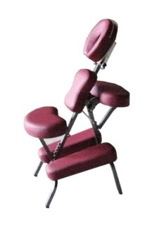 Foam Portable Massage Chair Tattoo Spa Salon Burgund
