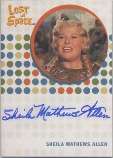 Lost in Space Sheila Matthews Allen Brynhilde Autograph