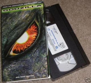 Godzilla 1998 VHS Matthew Broderick New York City