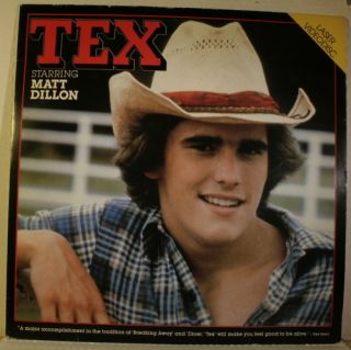 Tex Matt Dillon RARE Laserdisc LD 25