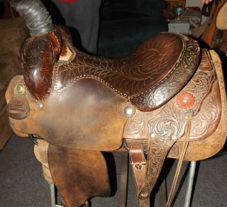 15 inch Billy Cook Roping Saddle