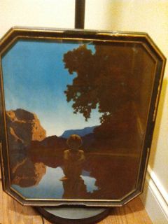 Maxfield Parrish Print Evening Reinthal and Newman NY