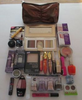 Thirty Piece Cosmetic Lot Including Merle Norman Cosmetic Bag