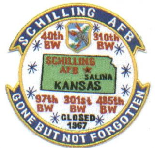 USAF Base Patch Schilling AFB Kansas Sac