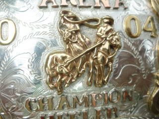Collectible Rodeo Champion Trophy Roping Buckle by Maynard