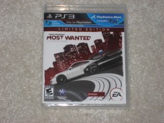 Brand New Factory SEALED Need for Speed Most Wanted PS3 Sony Limited