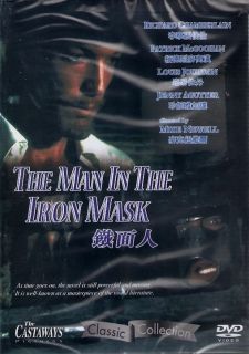  Man in the Iron Mask DVD Richard Chamberlain Patrick McGoohan NEW R0