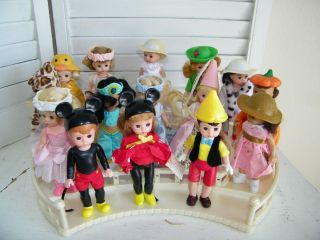 Lot of 15 Madame Alexander McDonalds Collectable Dolls w Display Set