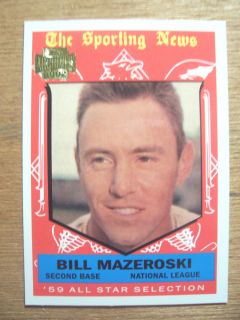 2002 Topps Archives Bill Mazeroski