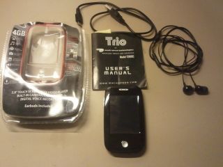 Trio T2810C 4 GB Black Flash Portable Media Player Audio Player