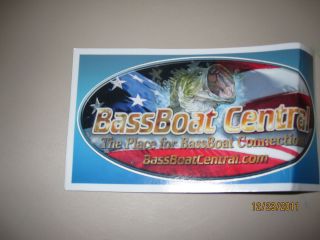 Bass Boat Central Decal