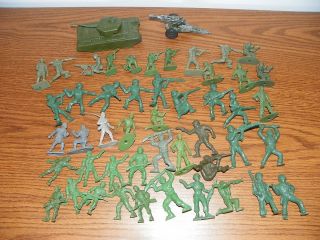 Mixed Lot of Plastic Rubber Soldiers Tim Mee TB Others IB