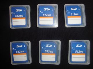 Brand New 512 MB SD Secure Digital Memory Card
