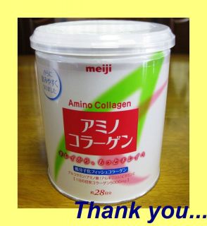 Meiji Amino Collagen white can 200g 28days powder many stock from