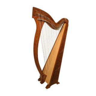 MEGHAN 36 String Rosewood Celtic Irish Folk Harp ~ Celtic Knot or