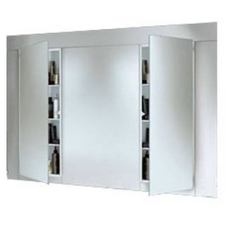 Broan 664 Illusion Single Door Recessed Mirror Medicine Cabinet