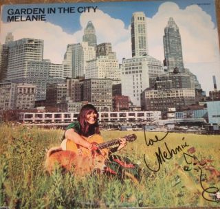 Melanie Signed Garden in The City LP Melanie Safka Niiiice