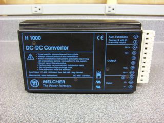 Melcher H1000 DC DC Converter 48H 1501 2R 48V 15V 3 4A