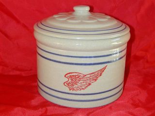 Red Wing Small Canister or Pantry Jar with Lid Crock Container